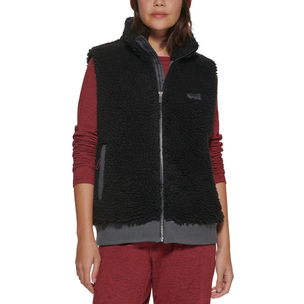 Bass Outdoor Womens Route Hiking Faux Sherpa Vest Medium